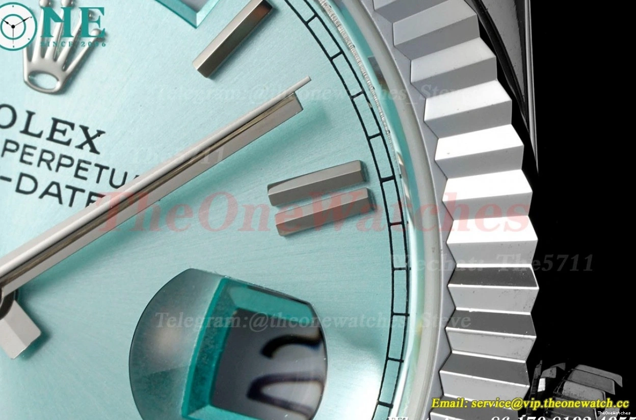 DayDate VR3255 JDF Ice Blue V4 228236 Rmn (Gain 40mm Weight) SS SS 1224